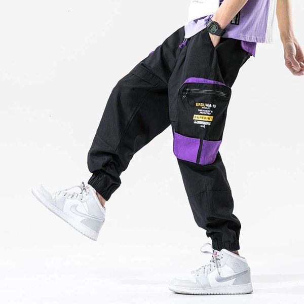men's pants autumn brand straight casual national loose overalls fashion k2f3, Black
men's pants autumn brand straight casual national loose overalls fashion k2f3, Black