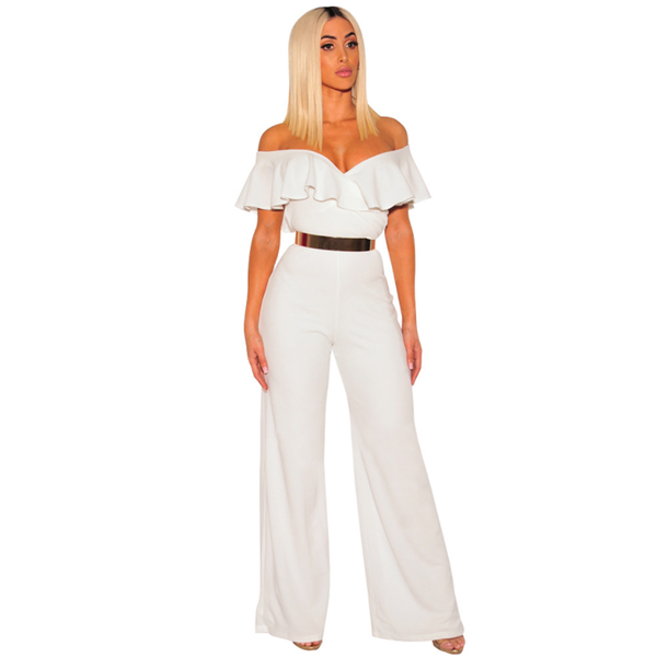 women's jumpsuits & rompers spring and summer ruffled jumpsuit fashion loose high waist milk silk female, Black;white
women's jumpsuits & rompers spring and summer ruffled jumpsuit fashion loose high waist milk silk female, Black;white