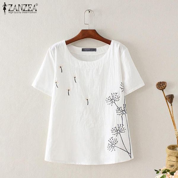 women's blouses & shirts womens printed o neck blusa retro short sleeve tunic fashion casual cotton blouse plus size 2022 summer embr, White
women's blouses & shirts womens printed o neck blusa retro short sleeve tunic fashion casual cotton blouse plus size 2022 summer embr, White