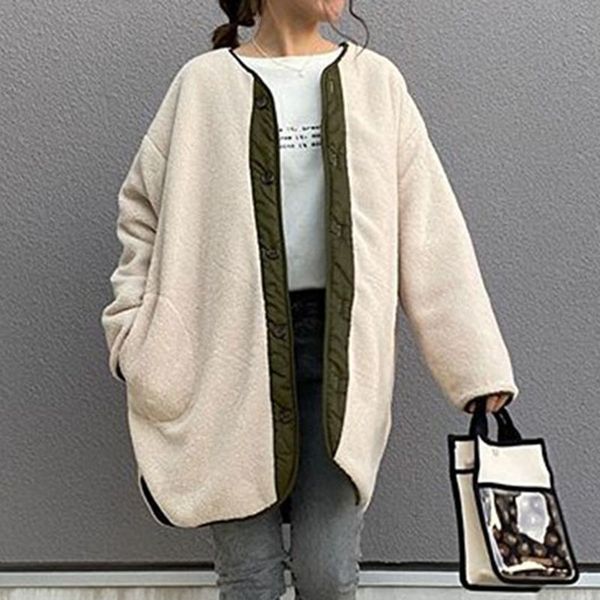 women's jackets reversible female long wool jacket, casual green jacket of medium length cushioned for autumn and winter szwy, Black;brown
women's jackets reversible female long wool jacket, casual green jacket of medium length cushioned for autumn and winter szwy, Black;brown