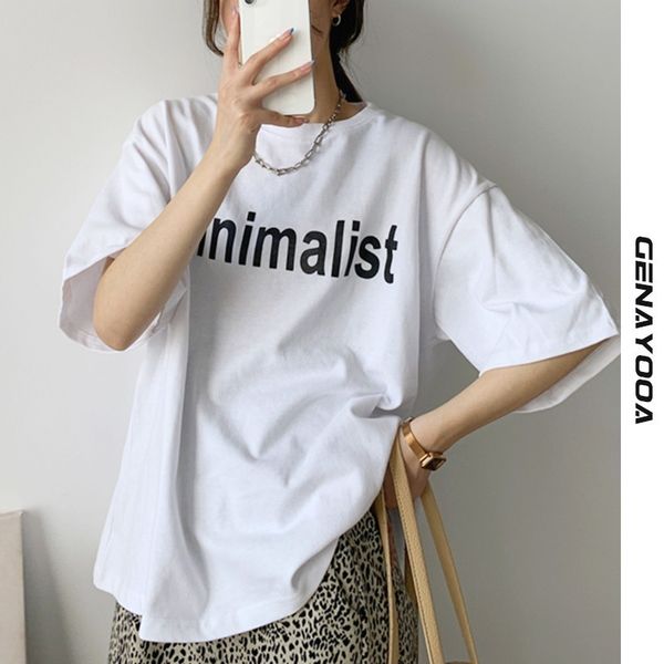 genayooa casual letter print tshirts for women stylish cotton oversized t harajuku loose tee shirt femme korean fashion 210417, White
genayooa casual letter print tshirts for women stylish cotton oversized t harajuku loose tee shirt femme korean fashion 210417, White