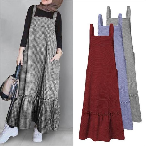zanzea summer sundress stylish check women dresses overall casual square neck maxi vestidos female plaid robe femme 5xl, Black;gray
zanzea summer sundress stylish check women dresses overall casual square neck maxi vestidos female plaid robe femme 5xl, Black;gray
