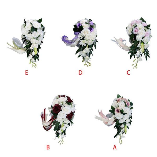 wedding flowers teardrop romantic bridal long bouquet artificial rose with ribbons waterfall bunch diy party decoration
wedding flowers teardrop romantic bridal long bouquet artificial rose with ribbons waterfall bunch diy party decoration