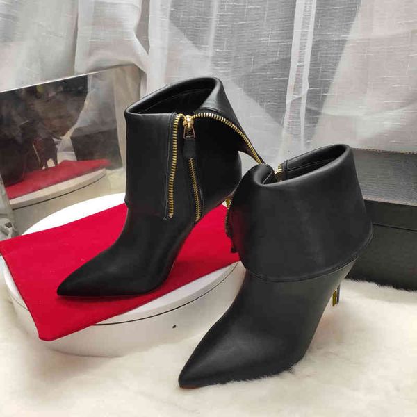 boots zip soft matte leather flanged stiletto thin high heels genuine inside women mid-calf winter a1no, Black
boots zip soft matte leather flanged stiletto thin high heels genuine inside women mid-calf winter a1no, Black