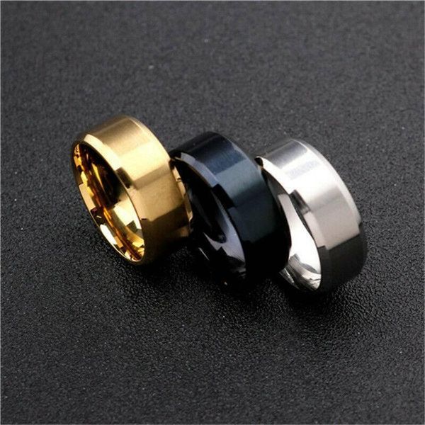 women men wedding titanium finger ring stainless steel engagement band gold rings, Slivery;golden
women men wedding titanium finger ring stainless steel engagement band gold rings, Slivery;golden