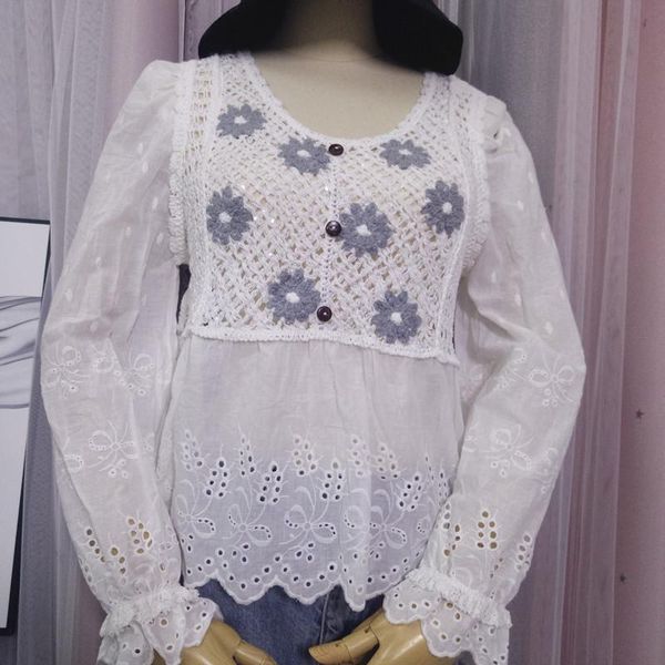 korean style 2021 autumn women's flare long sleeves patchwork hollow out lace sequin shirts ladies shirt blouse a4024 blouses &, White
korean style 2021 autumn women's flare long sleeves patchwork hollow out lace sequin shirts ladies shirt blouse a4024 blouses &, White