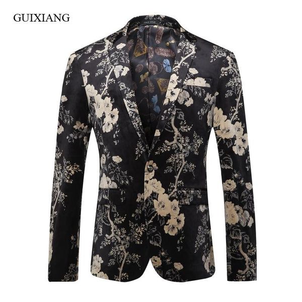 men's suits & blazers 2021 arrival style men boutique high-quality fashion casual single breasted flower pattern suit jacket m-3xl, White;black
men's suits & blazers 2021 arrival style men boutique high-quality fashion casual single breasted flower pattern suit jacket m-3xl, White;black