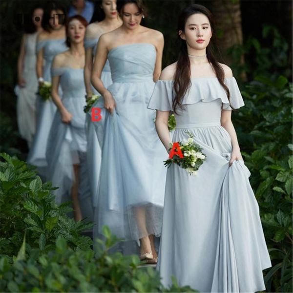 bridesmaid dress blue a-line off shoulder dresses long tulle wedding party maid of honor guest, White;pink
bridesmaid dress blue a-line off shoulder dresses long tulle wedding party maid of honor guest, White;pink