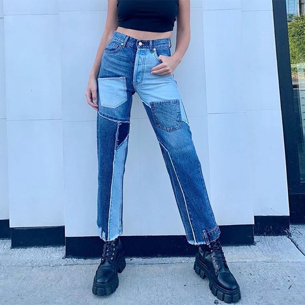 y2k straight sliced female high waist long pocket wide leg torn streetwear hip hop baggy boyfriends jeans, Blue
y2k straight sliced female high waist long pocket wide leg torn streetwear hip hop baggy boyfriends jeans, Blue