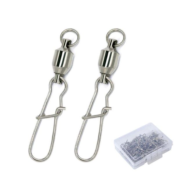 25pcs/set fishing connector swivels interlock pin snap 0/1/2/3/4/5/6# rolling swivel hook accessories tackle kit box hooks
25pcs/set fishing connector swivels interlock pin snap 0/1/2/3/4/5/6# rolling swivel hook accessories tackle kit box hooks
