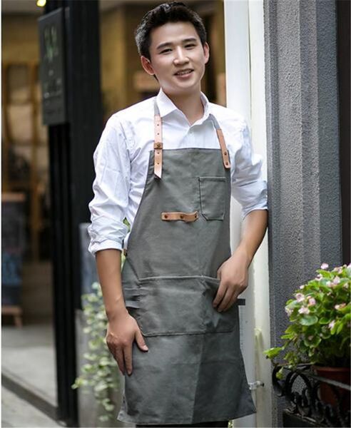aprons double layer fabric inside waterproof oxford work apron leather hanging neck style all over the body
aprons double layer fabric inside waterproof oxford work apron leather hanging neck style all over the body