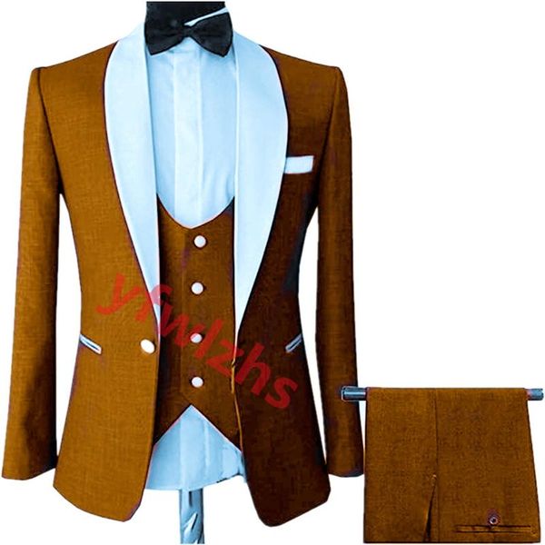 men's suits & blazers arrival one button groomsmen shawl lapel groom tuxedos men wedding/prom blazer ( jacket+pants+vest+tie) c276, White;black
men's suits & blazers arrival one button groomsmen shawl lapel groom tuxedos men wedding/prom blazer ( jacket+pants+vest+tie) c276, White;black