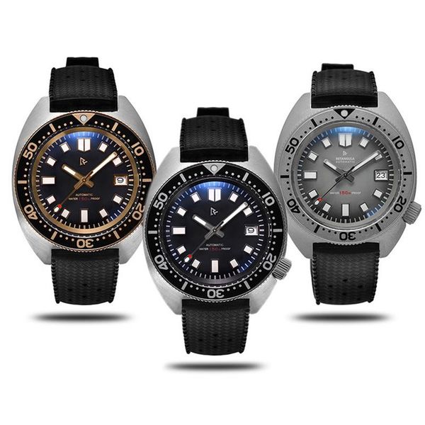 wristwatches retangula tuna diver 6105-8000 men watches nh35 rubber strap sapphire glass aluminium bezel stainless steel automatic wristwatc, Slivery;brown
wristwatches retangula tuna diver 6105-8000 men watches nh35 rubber strap sapphire glass aluminium bezel stainless steel automatic wristwatc, Slivery;brown