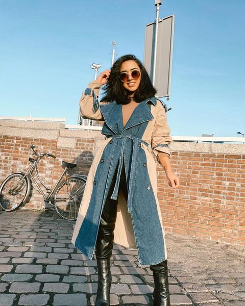 women's trench coats spring korean style cut loose long coat with vintage double breasted turn-down collar jackets u2ej, Tan;black
women's trench coats spring korean style cut loose long coat with vintage double breasted turn-down collar jackets u2ej, Tan;black