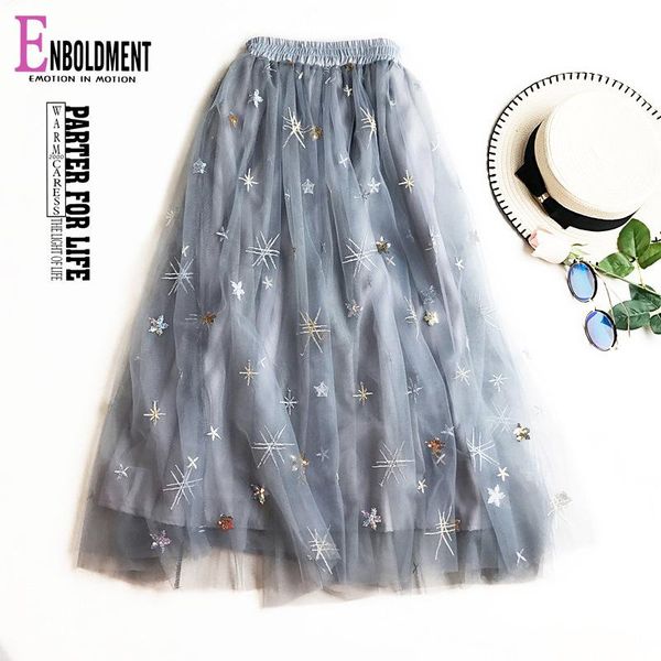 skirts sweet embroidered women high waist tulle mesh star embroidery pleated floral girls school snowflake printed, Black
skirts sweet embroidered women high waist tulle mesh star embroidery pleated floral girls school snowflake printed, Black