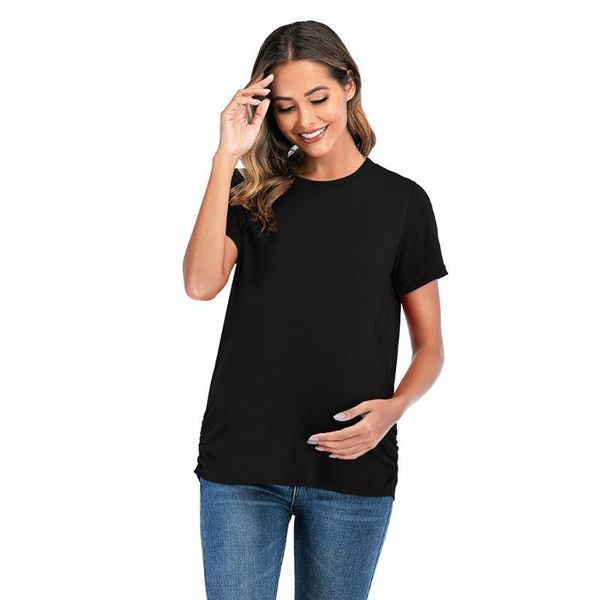 maternity & tees long sleeve multi function nursing for pregnant women round neck short loose t-shirt blouse, White
maternity & tees long sleeve multi function nursing for pregnant women round neck short loose t-shirt blouse, White