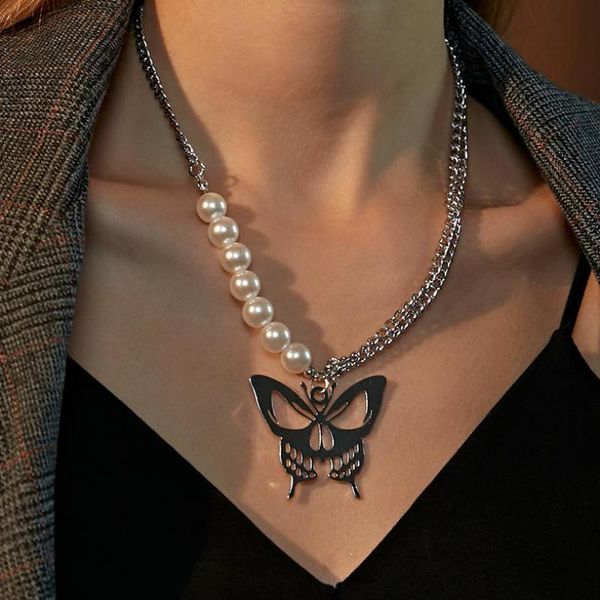 pendant necklaces pearl butterfly necklace choker metal for women clavicle & pendants jewelry colar kolye, Silver
pendant necklaces pearl butterfly necklace choker metal for women clavicle & pendants jewelry colar kolye, Silver