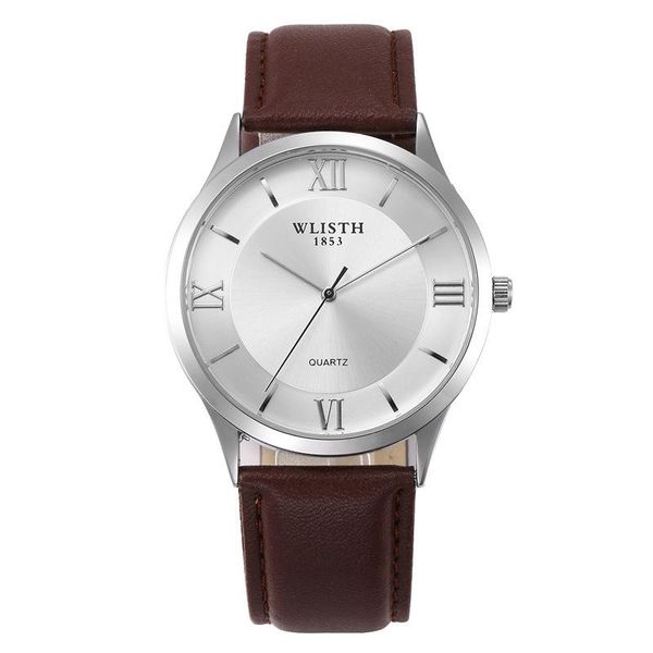 wristwatches men's watch fashion business wristwatch waterproof leather belt large dial relojes hombre 2021 erkek saat, Slivery;brown
wristwatches men's watch fashion business wristwatch waterproof leather belt large dial relojes hombre 2021 erkek saat, Slivery;brown