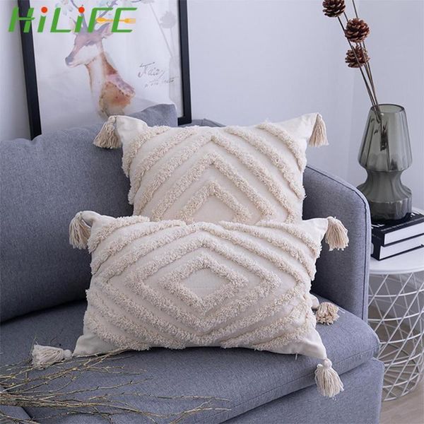 pillow case home decor boho pillowcase with tassels beige cushion cover handmade woven sofa living room decoration
pillow case home decor boho pillowcase with tassels beige cushion cover handmade woven sofa living room decoration