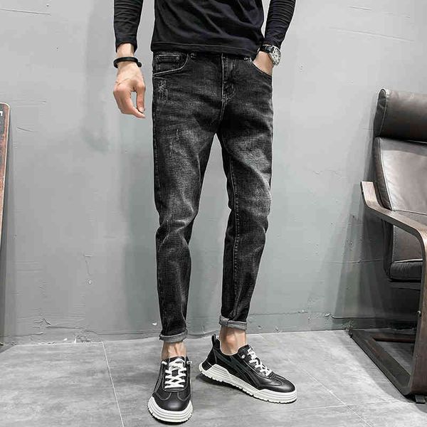 men's jeans moda outono novo preto roupas masculinas simples todos os jogos fino ajuste de comprimento total casual calas streetwear q6, Blue
men's jeans moda outono novo preto roupas masculinas simples todos os jogos fino ajuste de comprimento total casual calas streetwear q6, Blue