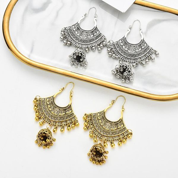 dangle & chandelier 2021 antique gold boho gypsy tribal drop earrings for women vintage small bell tassel earring womens jewellery, Silver
dangle & chandelier 2021 antique gold boho gypsy tribal drop earrings for women vintage small bell tassel earring womens jewellery, Silver