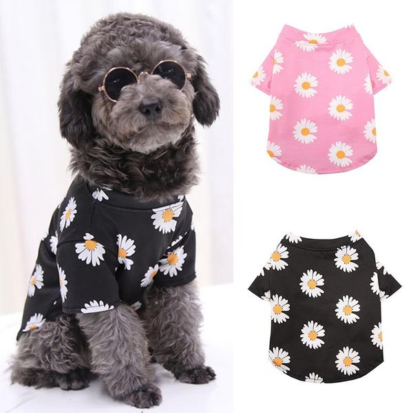 dog apparel summer pet cotton t shirt overalls daisy print clothes outfit for small dogs soft leisure puppy
dog apparel summer pet cotton t shirt overalls daisy print clothes outfit for small dogs soft leisure puppy