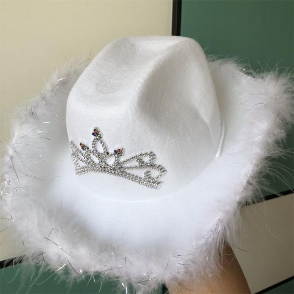 wide brim hats western decor cowgirl costume pink white cowboy hat men bedazzles feather crystal beaded fedoras outdoor sun, Blue;gray
wide brim hats western decor cowgirl costume pink white cowboy hat men bedazzles feather crystal beaded fedoras outdoor sun, Blue;gray