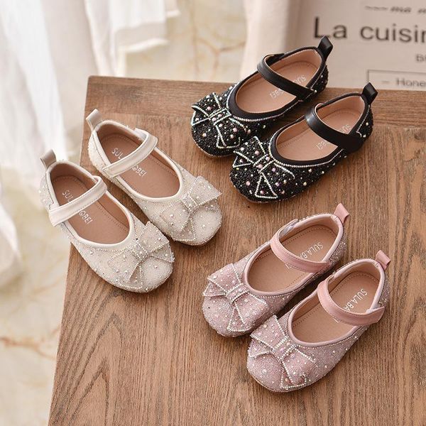 flat shoes children' girls leather shallow mouth single diamond bow princess show, Black;grey
flat shoes children' girls leather shallow mouth single diamond bow princess show, Black;grey