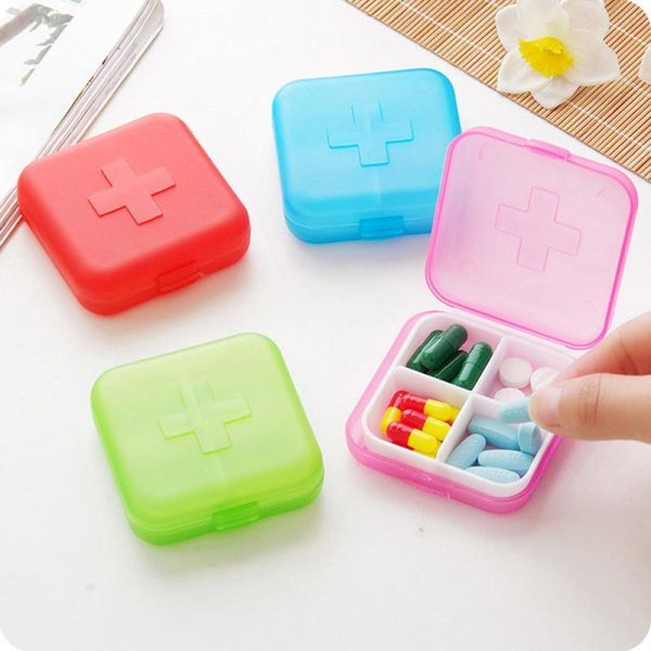 storage bottles & jars 1pc portable 4-slot transparent tablet dispenser empty organiser solid color case for travsl
storage bottles & jars 1pc portable 4-slot transparent tablet dispenser empty organiser solid color case for travsl
