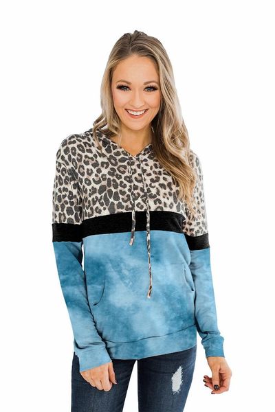 women's hoodies & sweatshirts leopard printed raglan sleeve sweatshirt women vintage cord button contrast color hoodie street style, Black
women's hoodies & sweatshirts leopard printed raglan sleeve sweatshirt women vintage cord button contrast color hoodie street style, Black