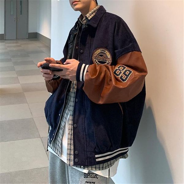 spring and autumn male velvet ins hong kong korean wind trend loose student leisure jacket joker, Black;brown
spring and autumn male velvet ins hong kong korean wind trend loose student leisure jacket joker, Black;brown