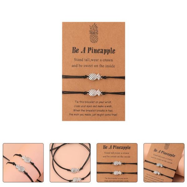 charm bracelets 2pcs creative decorative wrist chain blessing festival present (black), Golden;silver
charm bracelets 2pcs creative decorative wrist chain blessing festival present (black), Golden;silver