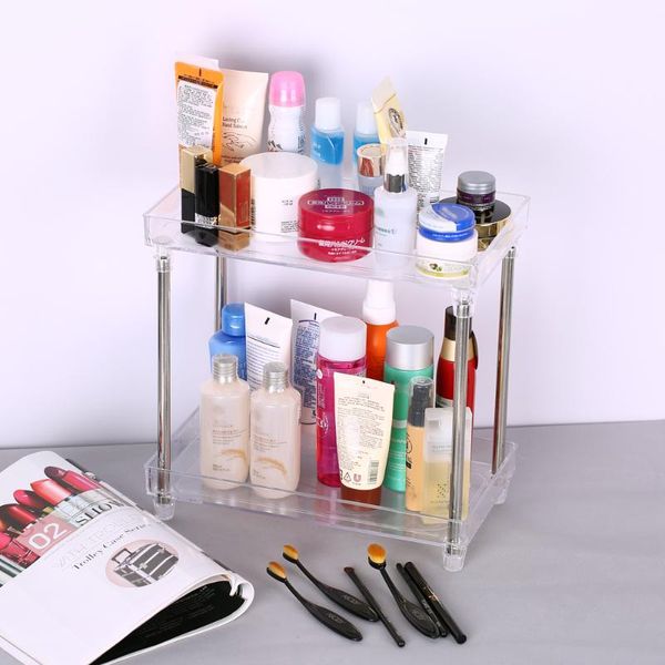 bathroom storage & organization multi-functional rack 2-tier cosmetic organizer tray shelf caddy stand for kitchen condiment
bathroom storage & organization multi-functional rack 2-tier cosmetic organizer tray shelf caddy stand for kitchen condiment