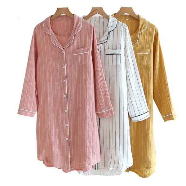 casual dresses wide crepe cardigan women nightdress washed cotton double gauze woven soft lovely knee length full sleeve shirt dre, Black;gray
casual dresses wide crepe cardigan women nightdress washed cotton double gauze woven soft lovely knee length full sleeve shirt dre, Black;gray