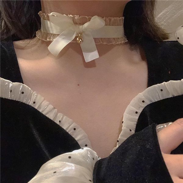 chokers lace collar black bells bow necklace 2021 white clavicle choker ins style short for women jewelry wholesale, Golden;silver
chokers lace collar black bells bow necklace 2021 white clavicle choker ins style short for women jewelry wholesale, Golden;silver