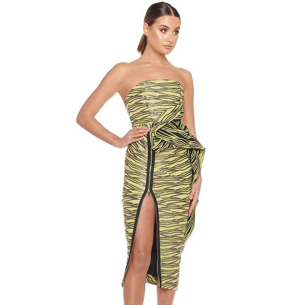 arrival 2021strapless dress midi zipper higt slit striped ruched designer dresses runway birthday for women party casual, Black;gray
arrival 2021strapless dress midi zipper higt slit striped ruched designer dresses runway birthday for women party casual, Black;gray