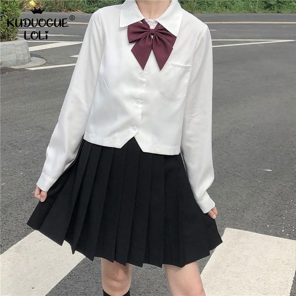 women's blouses & shirts japanese style girls student shirt sweet cute all-match basic jk uniform pocket long-sleeved black white women
women's blouses & shirts japanese style girls student shirt sweet cute all-match basic jk uniform pocket long-sleeved black white women