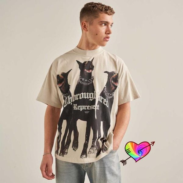 men's t-shirts vintage white thoroughbred t-shirt men women 1:1 hound print tee washed short sleeve oversize, White;black
men's t-shirts vintage white thoroughbred t-shirt men women 1:1 hound print tee washed short sleeve oversize, White;black