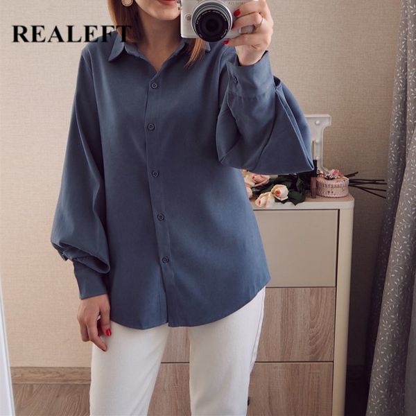 autumn suede women shirt female blouse lantern sleeve turn-down collar korean style loose blouses 210428, White
autumn suede women shirt female blouse lantern sleeve turn-down collar korean style loose blouses 210428, White