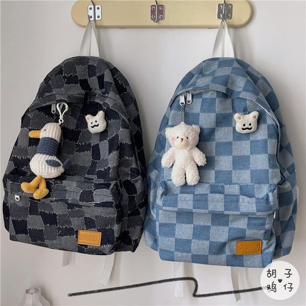 backpack yj1133 girl student schoolbag female korean high school large capacity retro plaid
backpack yj1133 girl student schoolbag female korean high school large capacity retro plaid