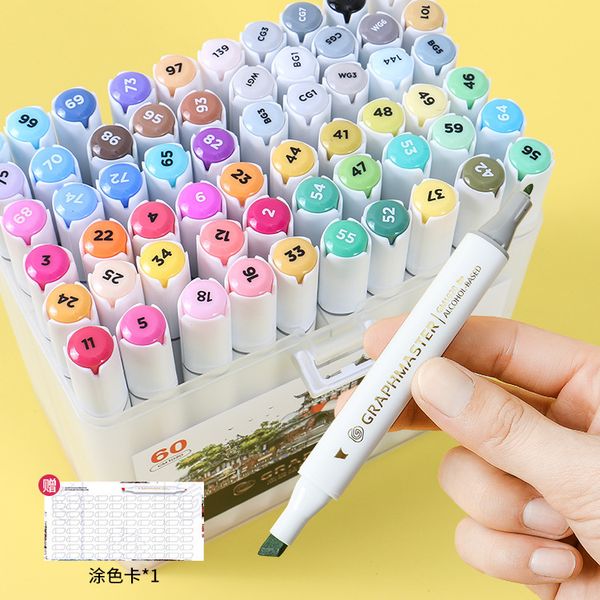 painting pens gm1020 alcoholic student set children's color drawing pen animation art double head marker, Black;red
painting pens gm1020 alcoholic student set children's color drawing pen animation art double head marker, Black;red