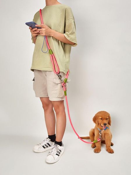 multifunctional running hand holding rope shoulder strap dog leash hands pet traction belt collars and harnesses & leashes
multifunctional running hand holding rope shoulder strap dog leash hands pet traction belt collars and harnesses & leashes