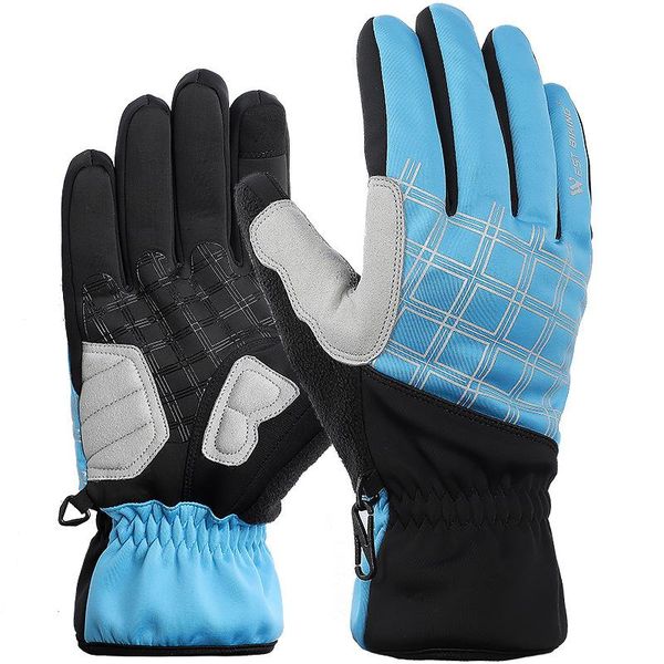 warm waterproof non-slip gloves men's and women's riding full finger thickened winter fleece windproof cycling, Black
warm waterproof non-slip gloves men's and women's riding full finger thickened winter fleece windproof cycling, Black