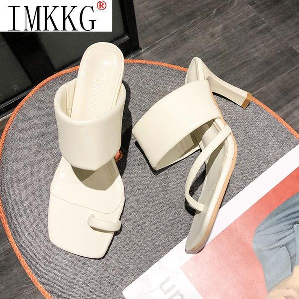 design women slippers elegant fashion thin high heels clip toe flip flops summer outdoor casual beach slides female, Black
design women slippers elegant fashion thin high heels clip toe flip flops summer outdoor casual beach slides female, Black