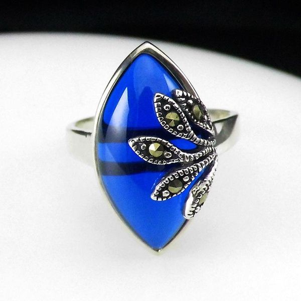 cluster rings fnj oval blue corundum 925 silver original s925 thai ring for women jewelry marcasite vintage, Golden;silver
cluster rings fnj oval blue corundum 925 silver original s925 thai ring for women jewelry marcasite vintage, Golden;silver