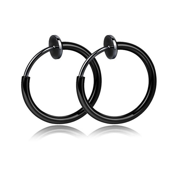 hoop & huggie 1 pair punk black silver color titanium steel no ear hole clip earrings for men women rock jewelry, Golden;silver
hoop & huggie 1 pair punk black silver color titanium steel no ear hole clip earrings for men women rock jewelry, Golden;silver