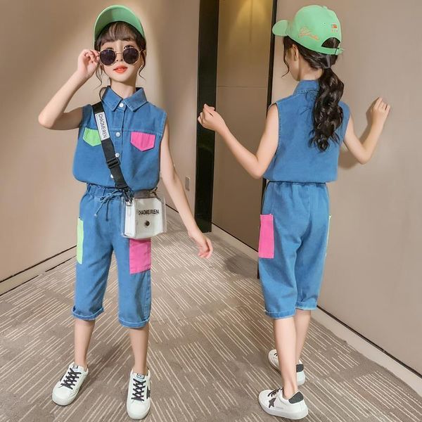 clothing sets summer kids clothes set for girls shirt + pants 2pcs children denim outfits 2022 teen tracksuit 6 8 10 12 yrs, White
clothing sets summer kids clothes set for girls shirt + pants 2pcs children denim outfits 2022 teen tracksuit 6 8 10 12 yrs, White