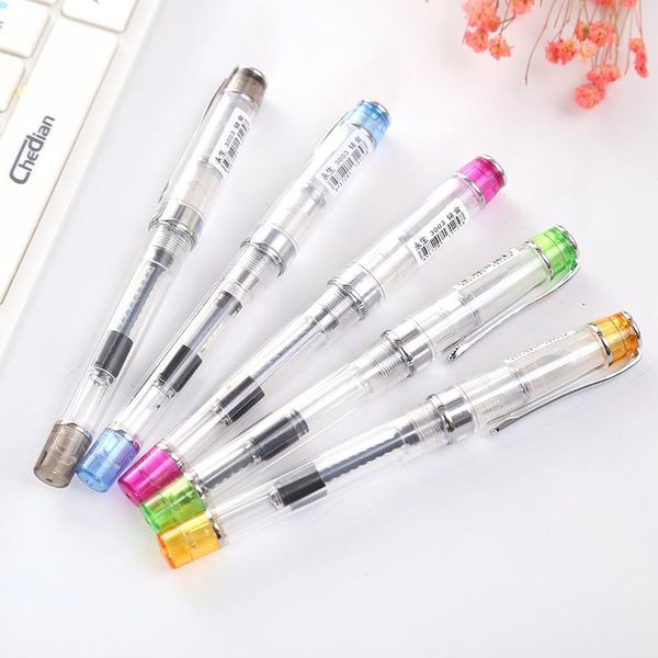 simple transparent plastic appearance pens penna stilografica fountain pen ink office lovely drawing smooth for stylo plume
simple transparent plastic appearance pens penna stilografica fountain pen ink office lovely drawing smooth for stylo plume