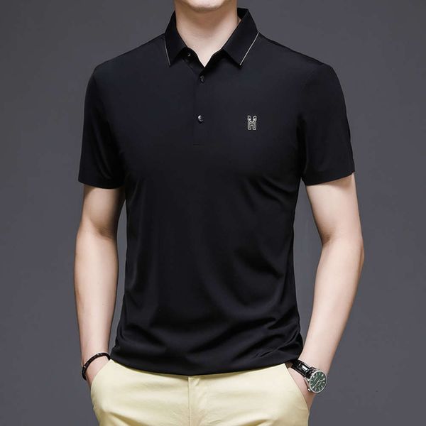 2021 shirt men's short sleeve t-shirt summer lapel simple trend leads dad to dress, White;black
2021 shirt men's short sleeve t-shirt summer lapel simple trend leads dad to dress, White;black