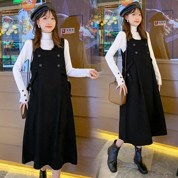 maternity dresses 3805# autumn winter korean fashion long dress elegant a line chic ins clothes for pregnant women pregnancy shirt suits, White
maternity dresses 3805# autumn winter korean fashion long dress elegant a line chic ins clothes for pregnant women pregnancy shirt suits, White